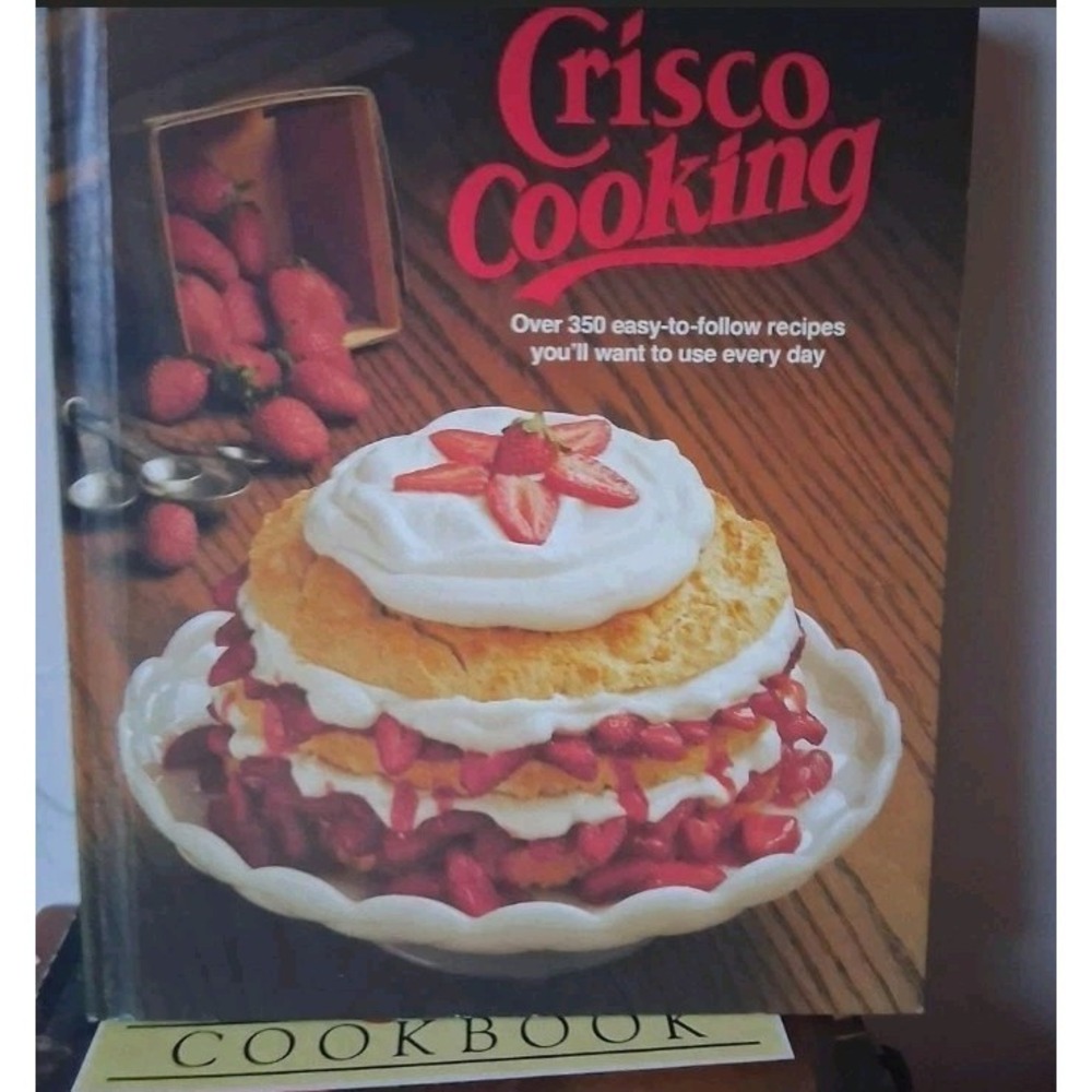 Crisco Cooking Lot Of 2 Vintage Cookbooks